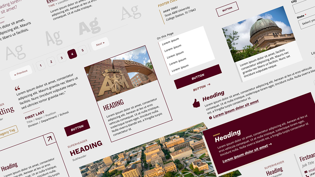 a screenshot of Texas A&M University's home page